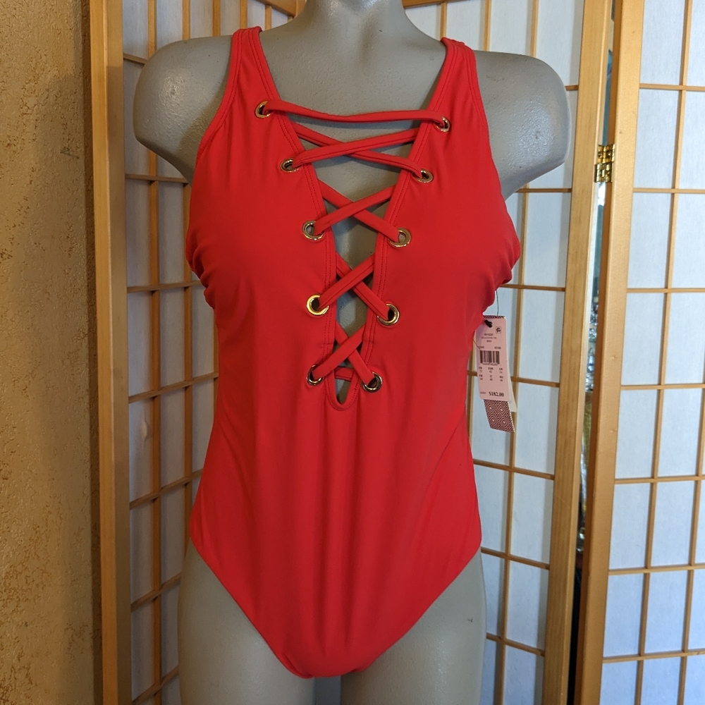 AMORESSA, NEW with tags, swimsuit, $182.00 size 12 (U.S.).